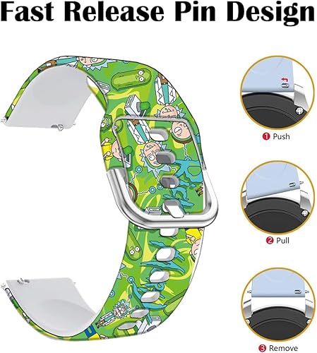 Miniatura 4 de Correas de reloj deportivas compatibles con Samsung Galaxy Watch 7FE654 1.575 in 1.732 inGalaxy Watch 6 Classic 1.850 in 1.693 inWatch 3 1.614 in,
