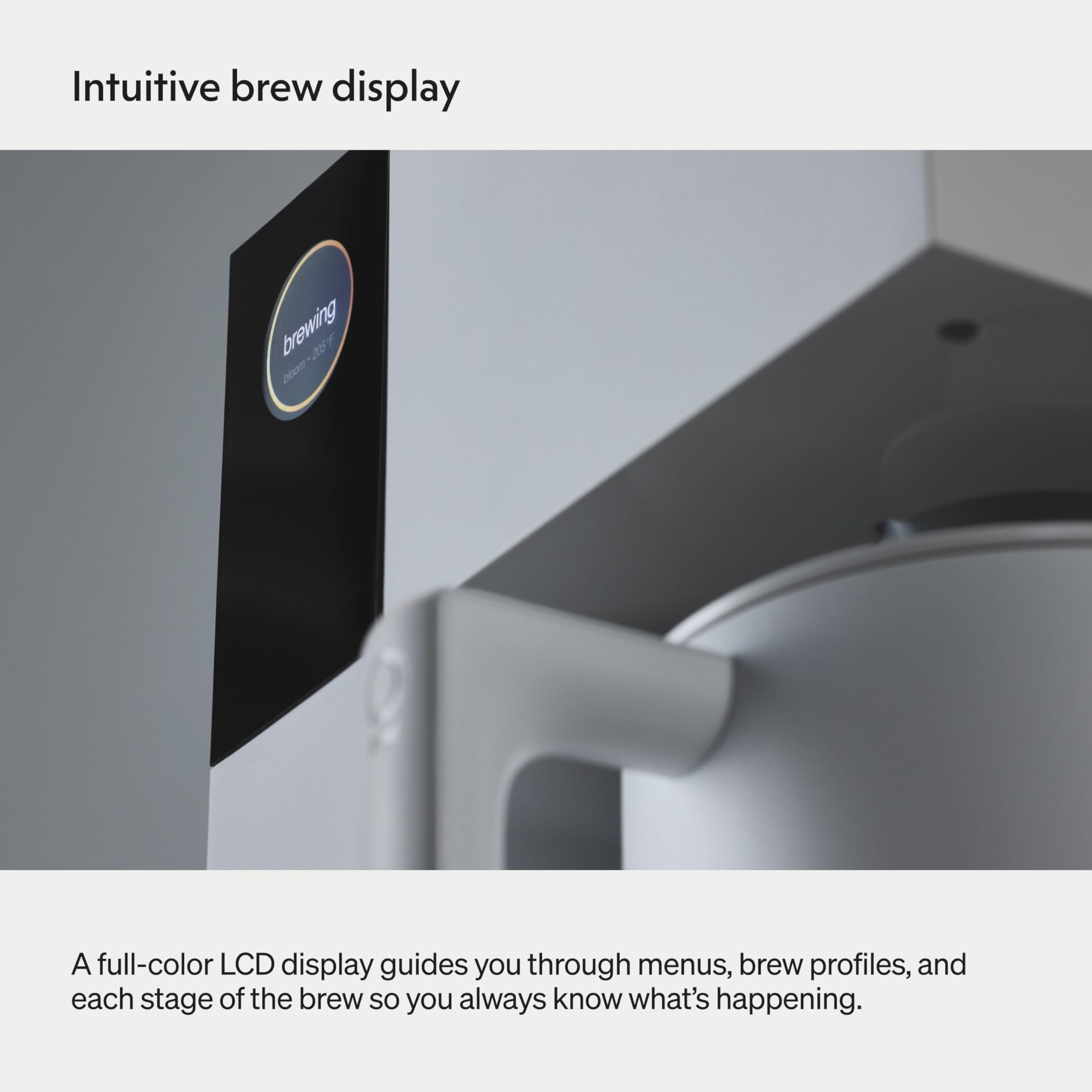Fellow Aiden Precision Smart Drip Coffee Maker, 1-10 Cup, Thermal Carafe | Cold Brew Preset, App-Enabled Scheduling, Custom Brew Profiles, Bloom Cycle, Single Serve to Full Pot Brewing