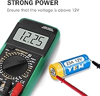 Vista 5 de YKM 20 Pack 12V Alkaline 23A Battery MN21/23 23AE L1028F A23G 12 Volt A23 Battery for Ceiling Fan Remote Garage Door Opener