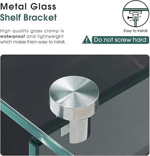 Miniatura 26 de ivinta Mesa consola de cristal con almacenamiento, mesa de sofá moderna de 39.4 pulgadas para sala de estar, vestíbulo, pasillo, dormitorio 5101