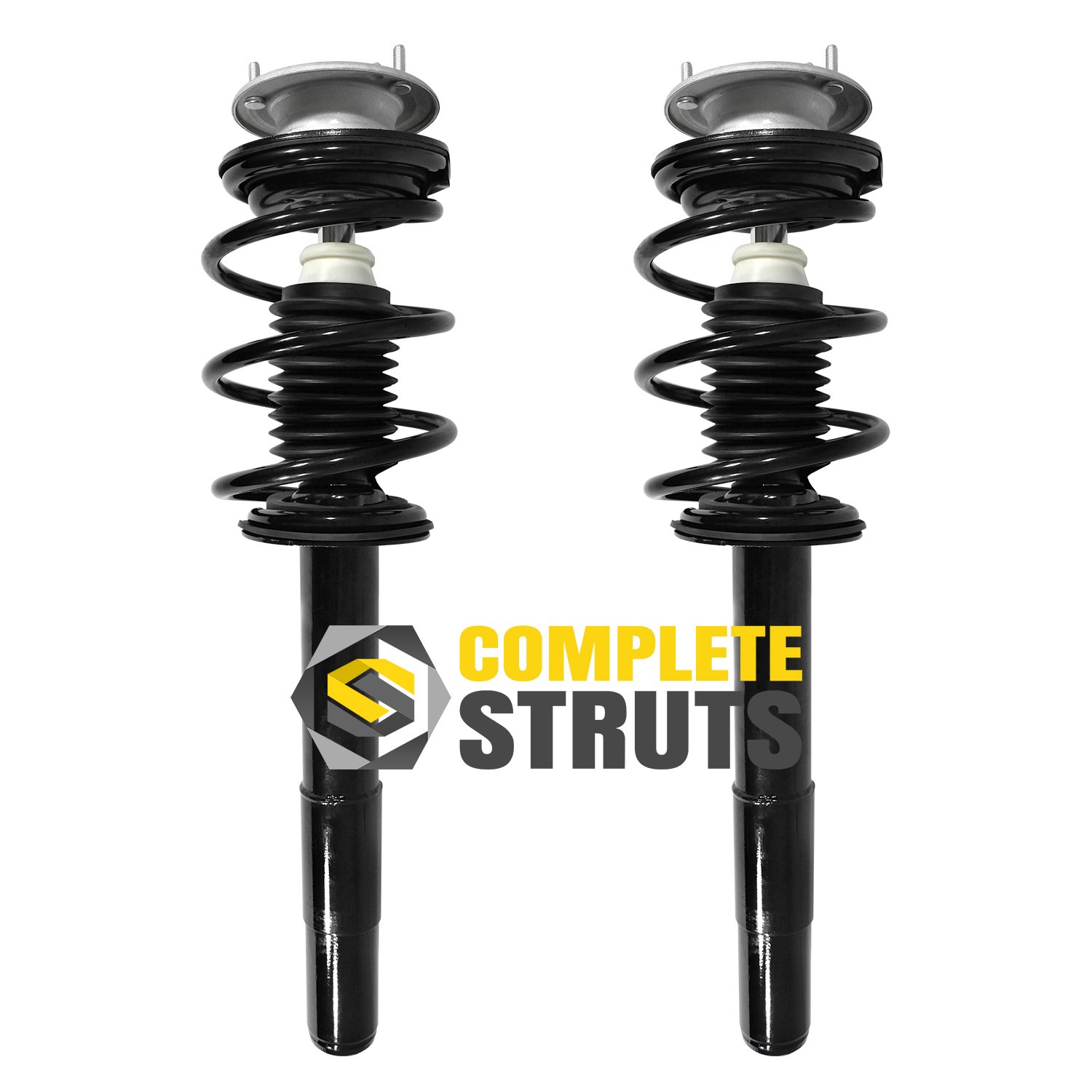 COMPLETESTRUTS Front Quick Complete Strut Assemblies with Coil Springs Replacement for 1997-2000 BMW 528i E39 - Set of 2