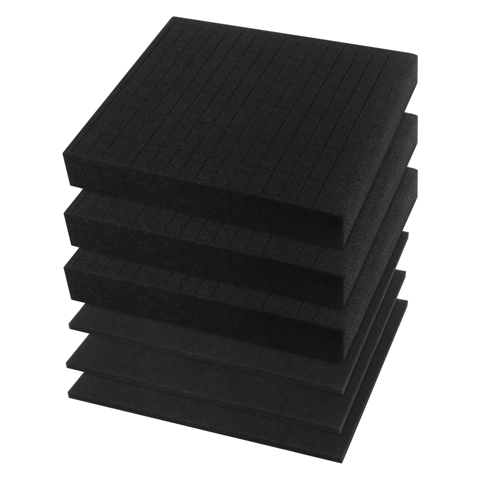 Mousse Pick and Pluck lot de 6 feuilles de rembourrage polyuréthane pour boîte à outils