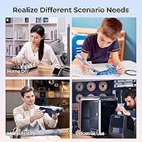 Vista 8 de Creality Filamento PLA+ Negro 1.75mm, filamento para impresora 3D de alta resistencia y sin enredos, embalaje al vacío, filamento para impresión 3D