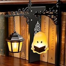 2pcs Bookshelf Lantern Light, Hanging Library Book Lamp Nooklight
