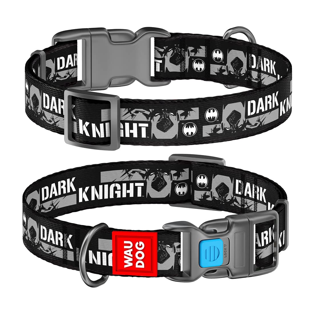WAUDOG Adjustable Dog Collars - Printed Collars for Dogs & Puppies - Soft & Durable Dog Collars - Nylon Dog Collars for Pets - Black,White (24-40 cm) (B09MKP2XS1) Amazon Price History, Amazon Price Tracker