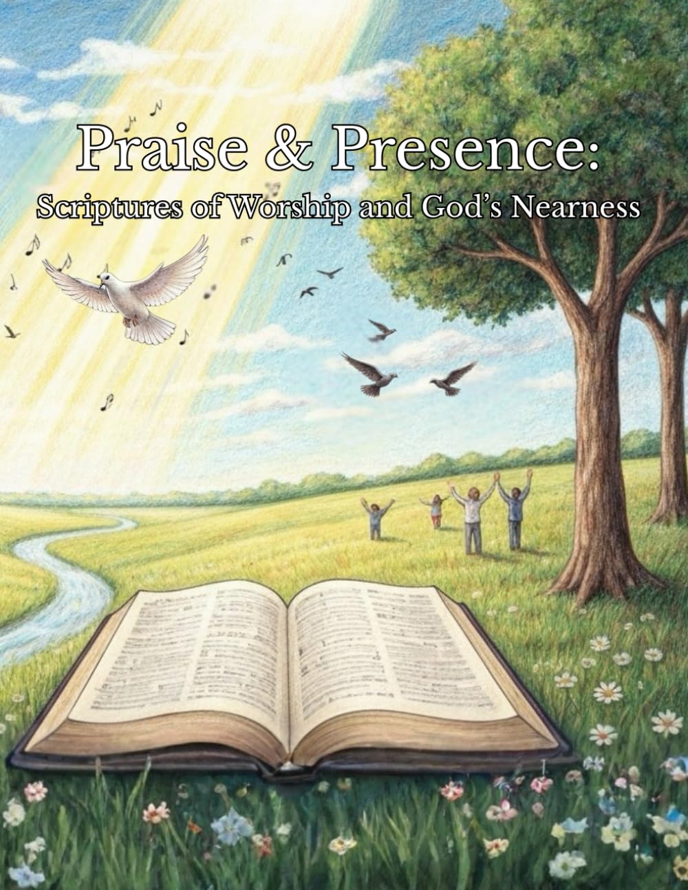 Praise & Presence: Scriptures of Worship and God's Nearness (The Christian Adult Coloring Series)