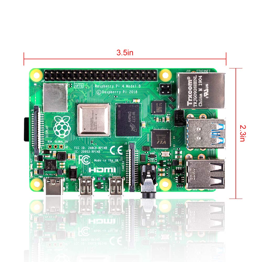 youyeetoo Raspberry Pi 4 - Placa de desarrollo de mini PC para