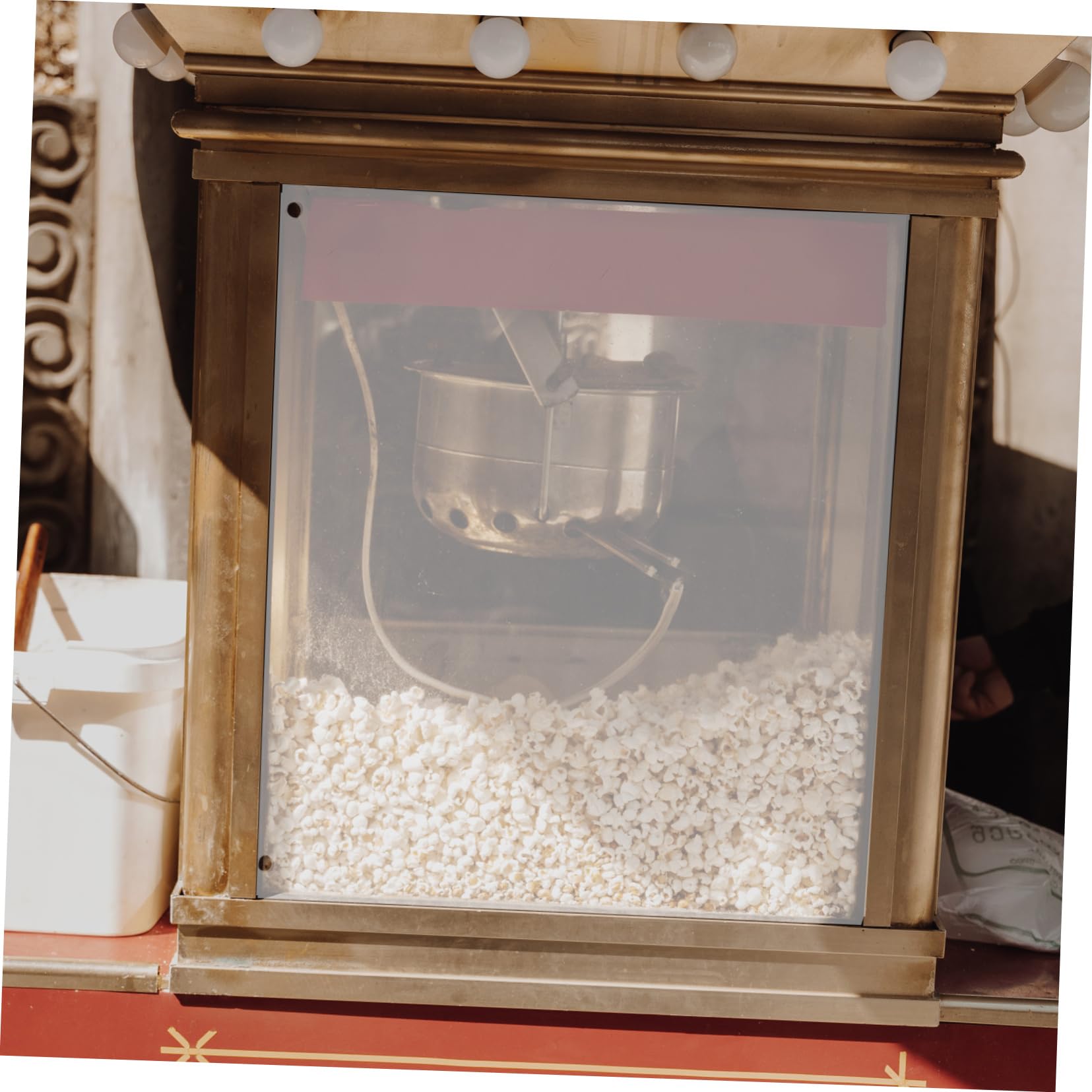 Produktbild von MILISTEN Popcornmaschinen-Schutzplatte – Klare PVC-Abdeckung 29x22,5 Cm, Ersatzteil Für Gewerbliche Maschinen, Weiß