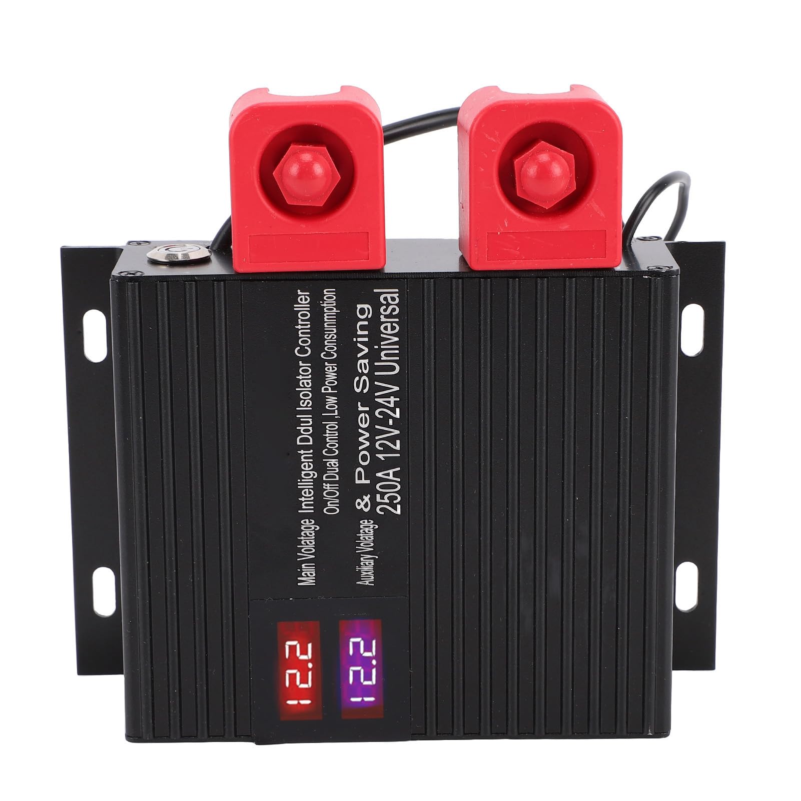 Aislador Inteligente de Doble Batería, Potente relé para Barco, Coche, RV, UTV, Voltaje Universal, Aleación de Aluminio de 12V y 24V (250A)
