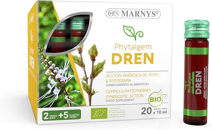 MARNYS Phytalgem DREN Equilibrio de Líquidos Fitoterapia y Yemoterapia 20 Viales