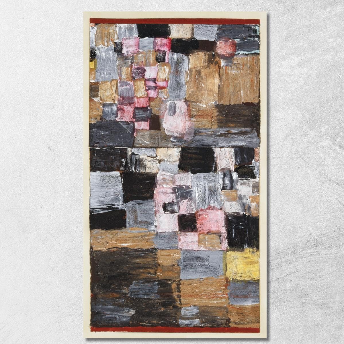 Tableau Paul Klee Ascension d'une ville pkl6 à suspendre pour bureau