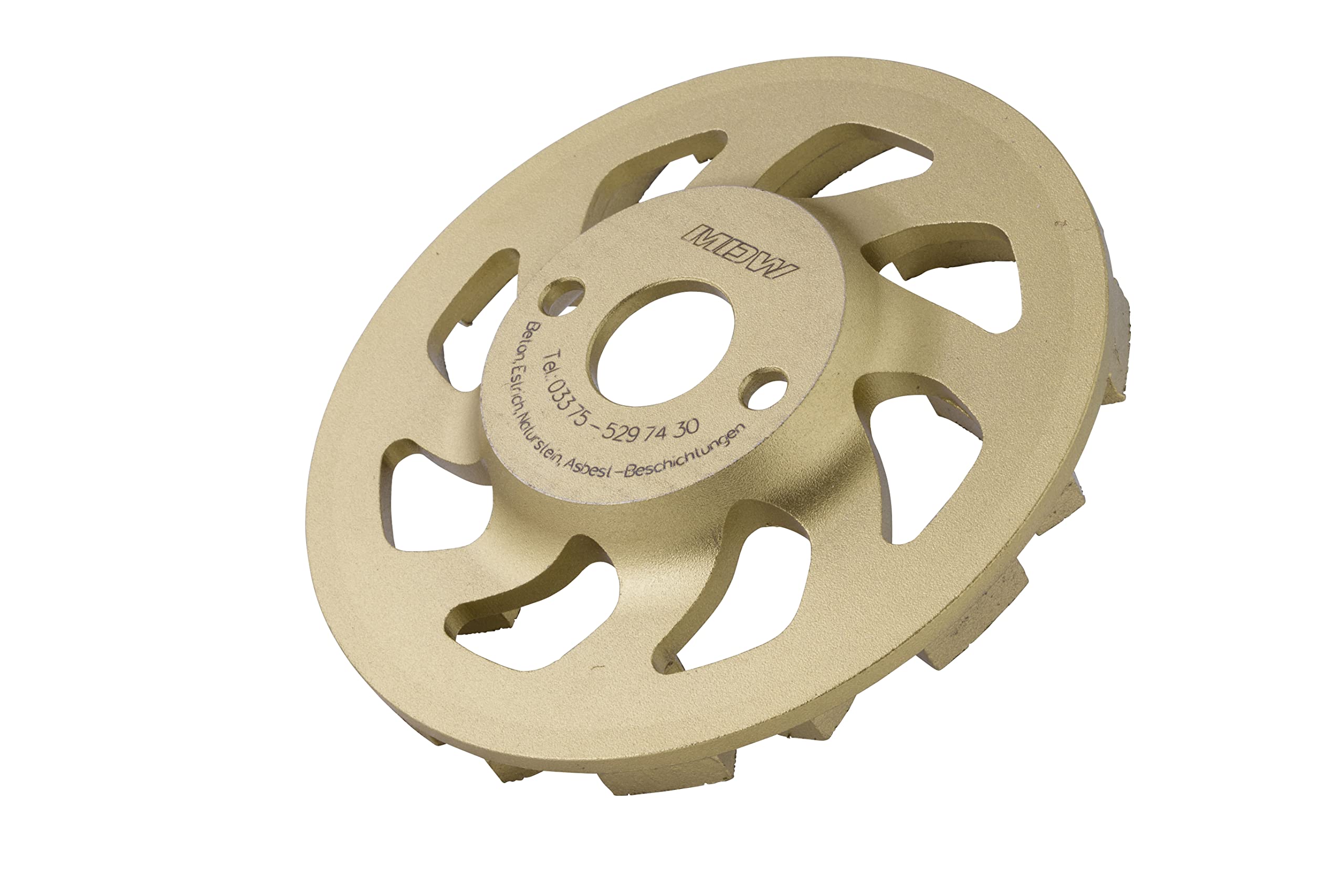 Makita Absaughaube Ø125mm inklusive Premium Schleifteller für Beton Granit