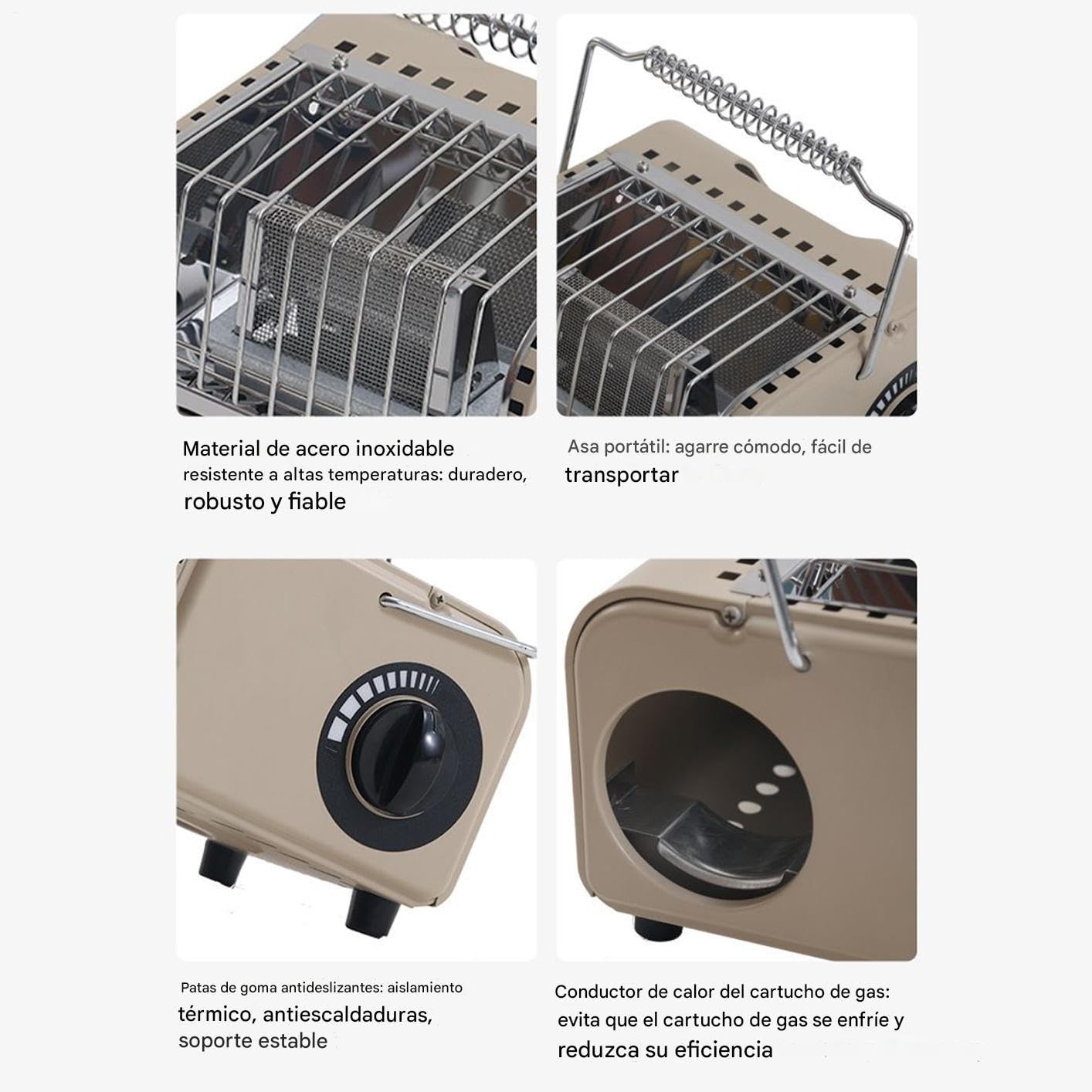 Estufa De Calefacción Para Camping Compacto Para Clima Frío