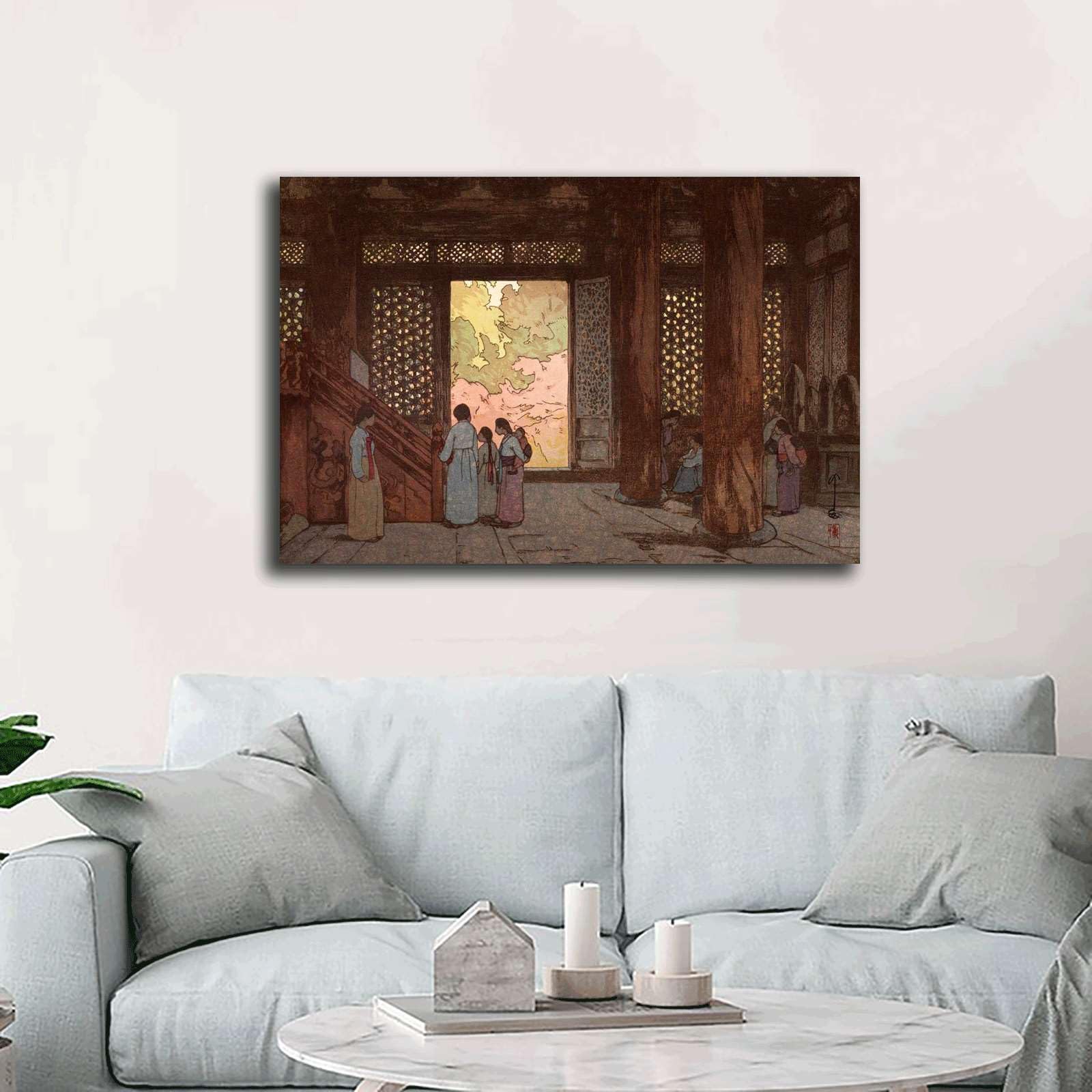 Amazon.com: Canvas Wall Art Prints 1938 Vintage Japanese Art