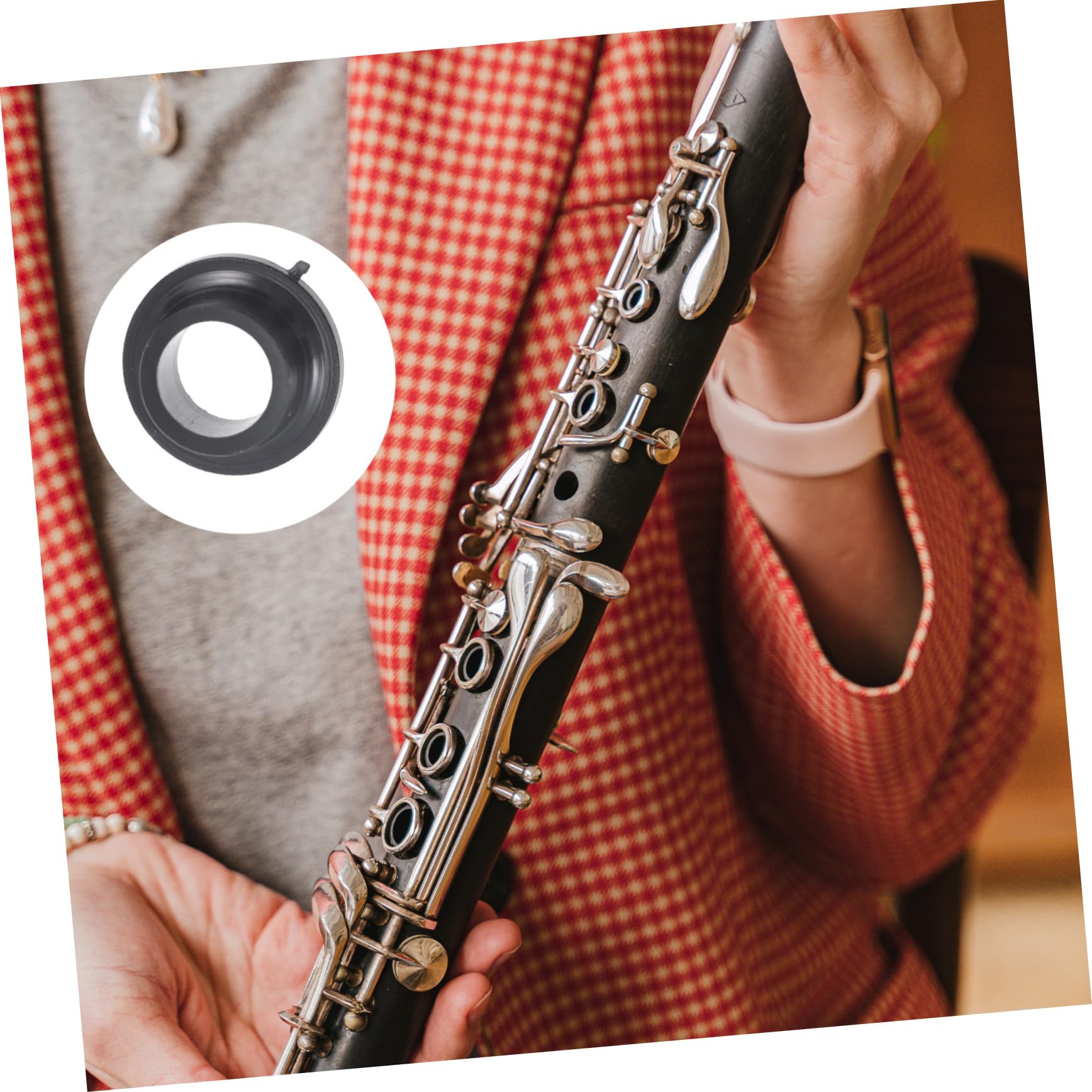 FUNOMOCYA Clarinet Accessories 10pcs Voice Mouths Easy to Use and Install for Instrument Supplies