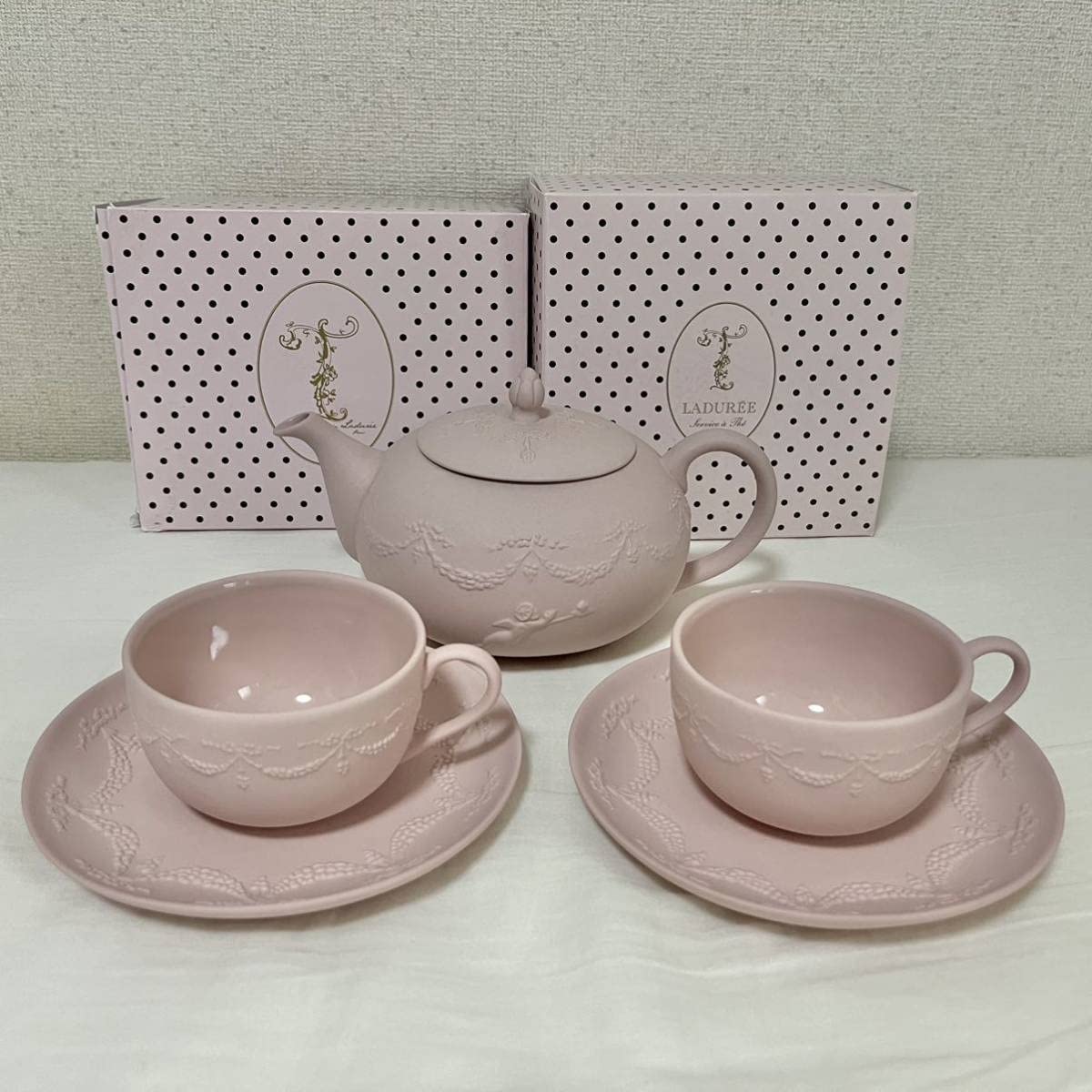 Amazon | LADUREE カップ&ソーサー ティーポット ラデュレ | ノー 