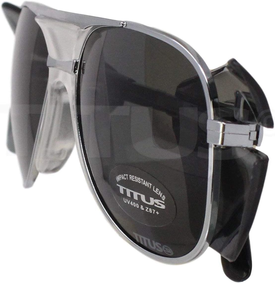 TITUS G77 Premium Metal Frame Aviator Z87+, Z87.1 Safety Glasses Side Shield Motorcycle Shooting DOT ANSI CE Approved Eyewear - Image 6