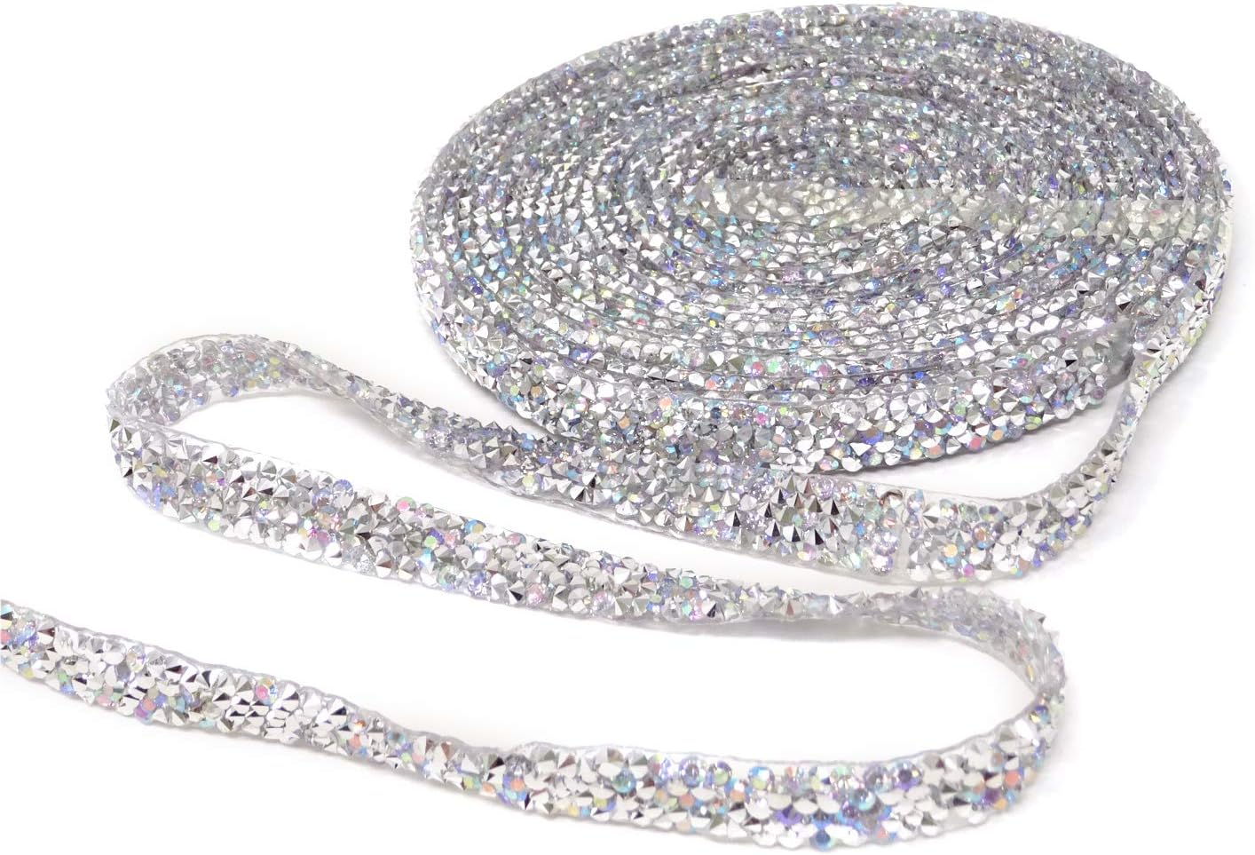 Amazon.com: Honbay 0.4Inch x 5Yard/Roll Sparkling Rhinestone Decorative ...