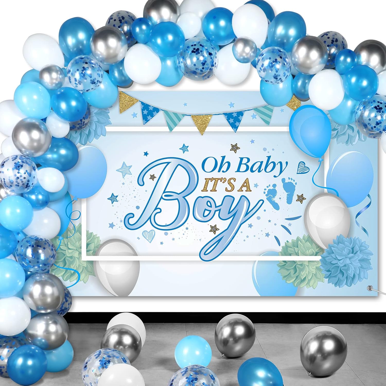 Baby Shower Decorations for Boy 89 Pcs Baby Shower Party