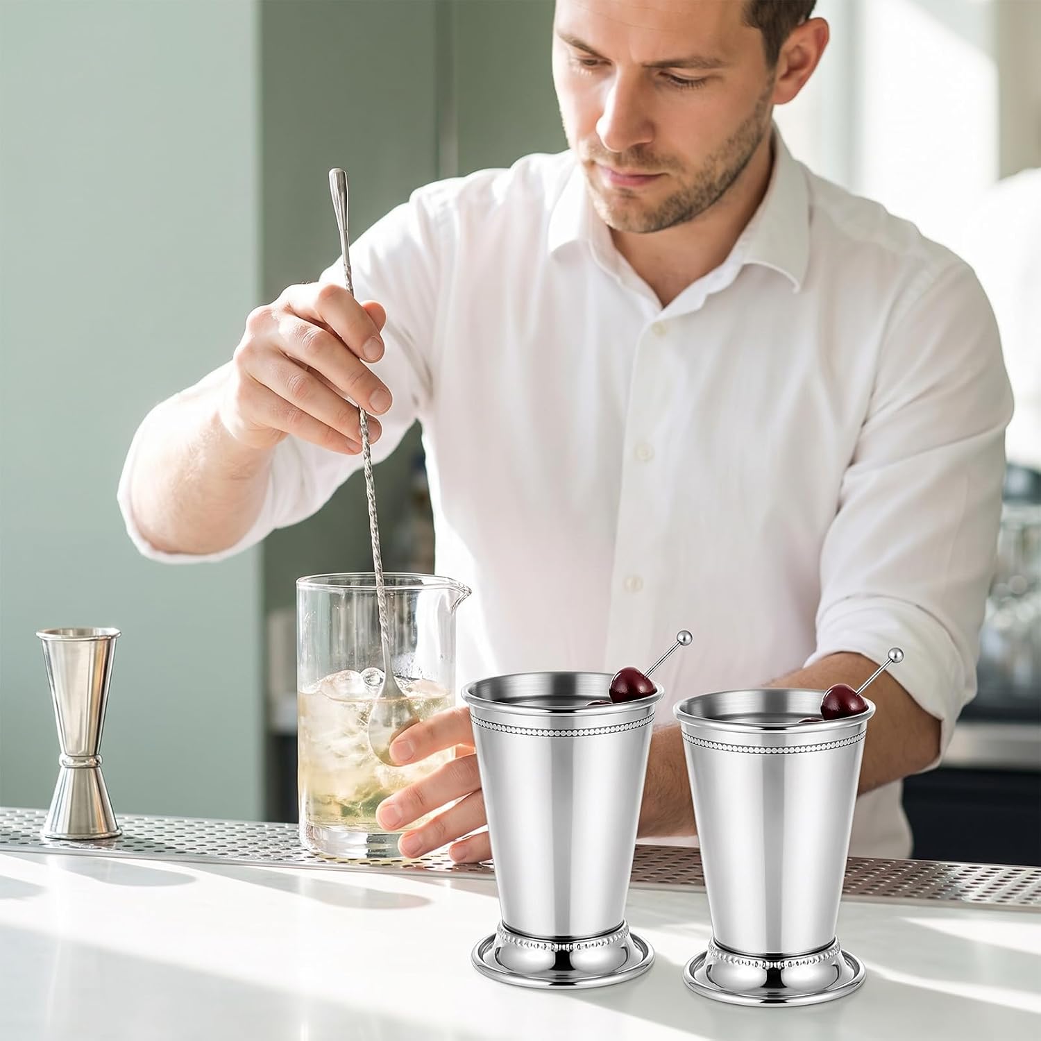 4 Pcs 12oz Mint Julep Cups