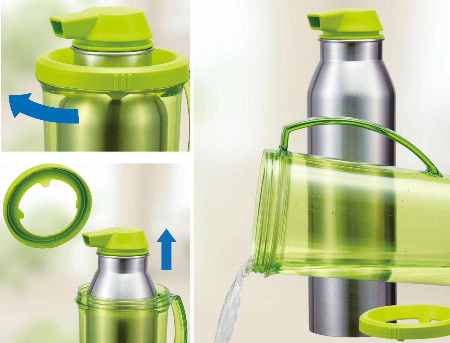 Amazon｜岩崎工業 冷水筒スマートクーリングジャグ 1.2L