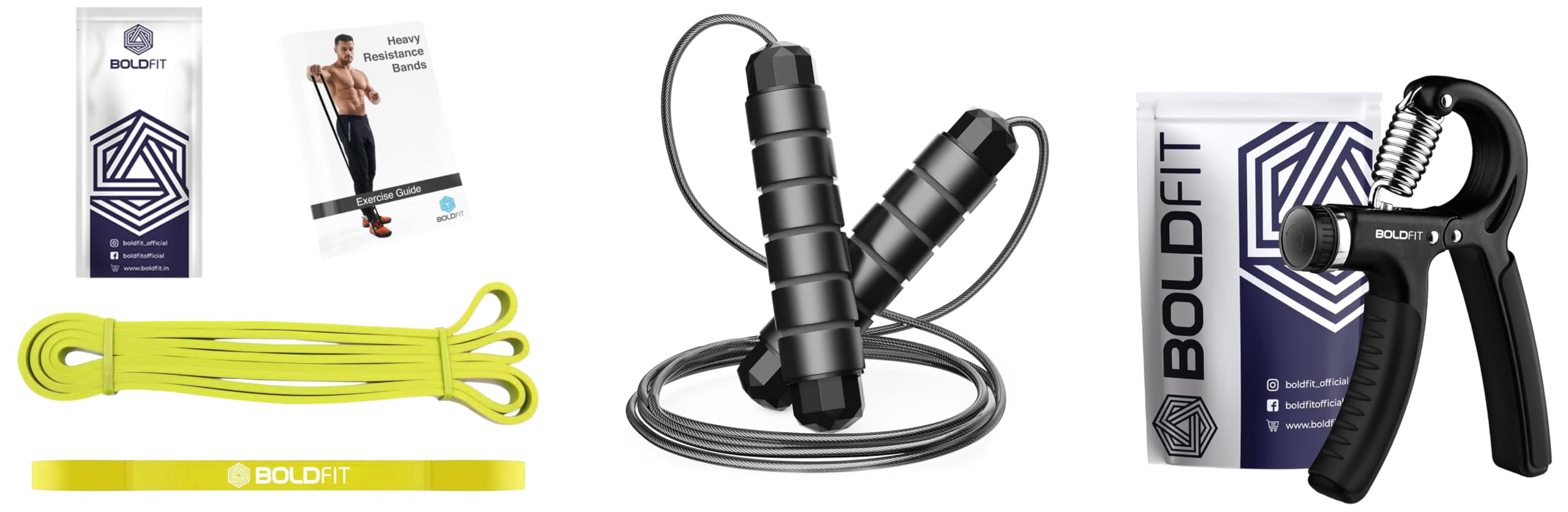 Boldfit Skipping Rope, Material: PVC/Nylon, Length: Adjustable 9ft, Bearing System: Ball Bearing, Handle: Anti-Slip Foam, Weight: 150g-image-13