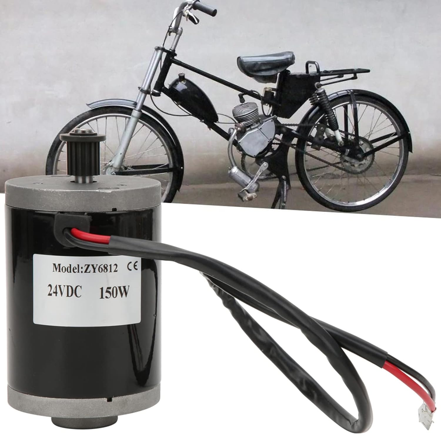 HEITIGN Propeller Electrique 60w 24v Electric Motor 14×9×9 Zy6812 24v 150w Brush Electric Motor Chain Synchronizing Wheels Permanent Magnet Dc Chain Tooth