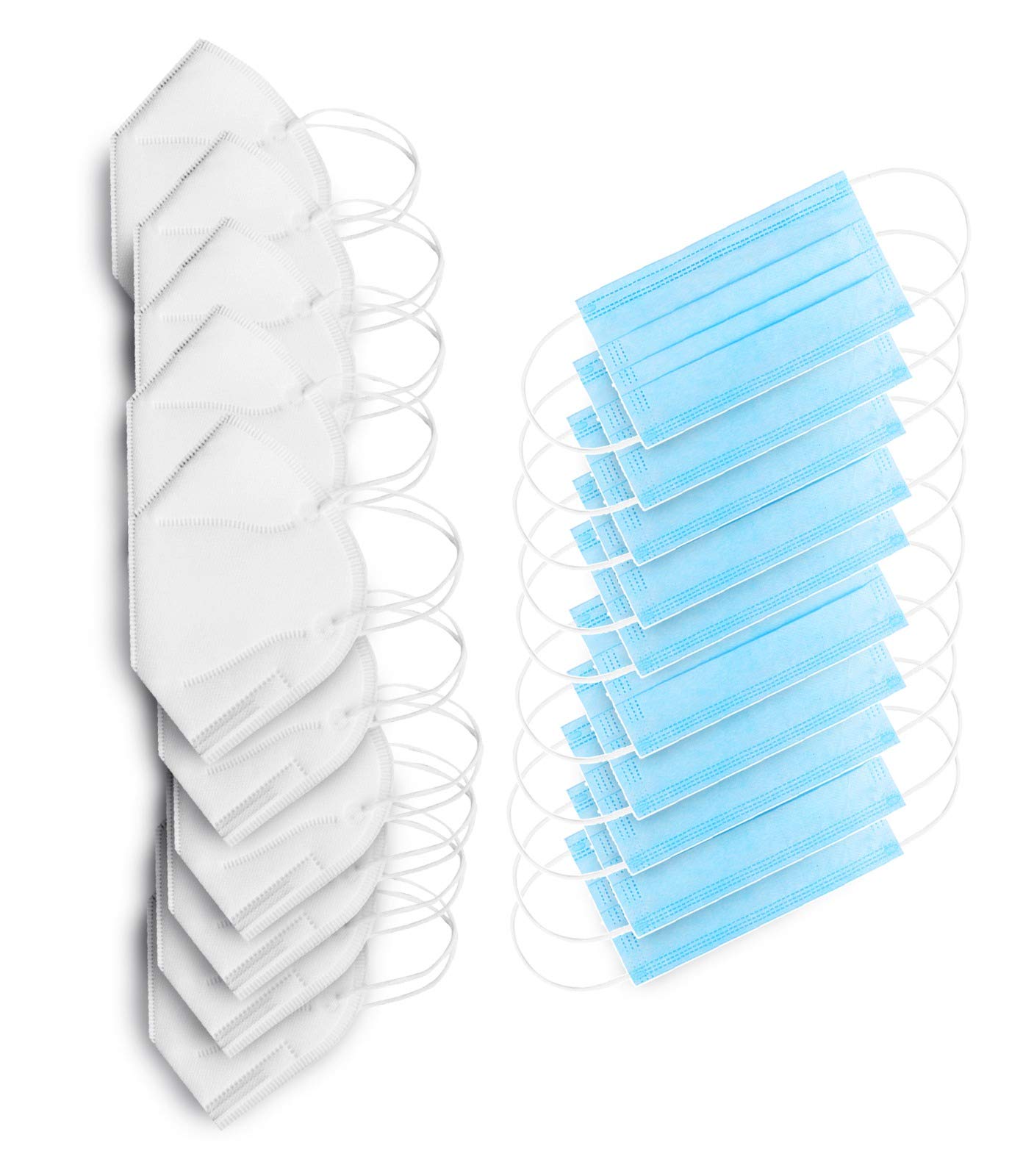 Earloop Disposable Mask Bundle - 5 ply & 3 Ply - 50 of Each