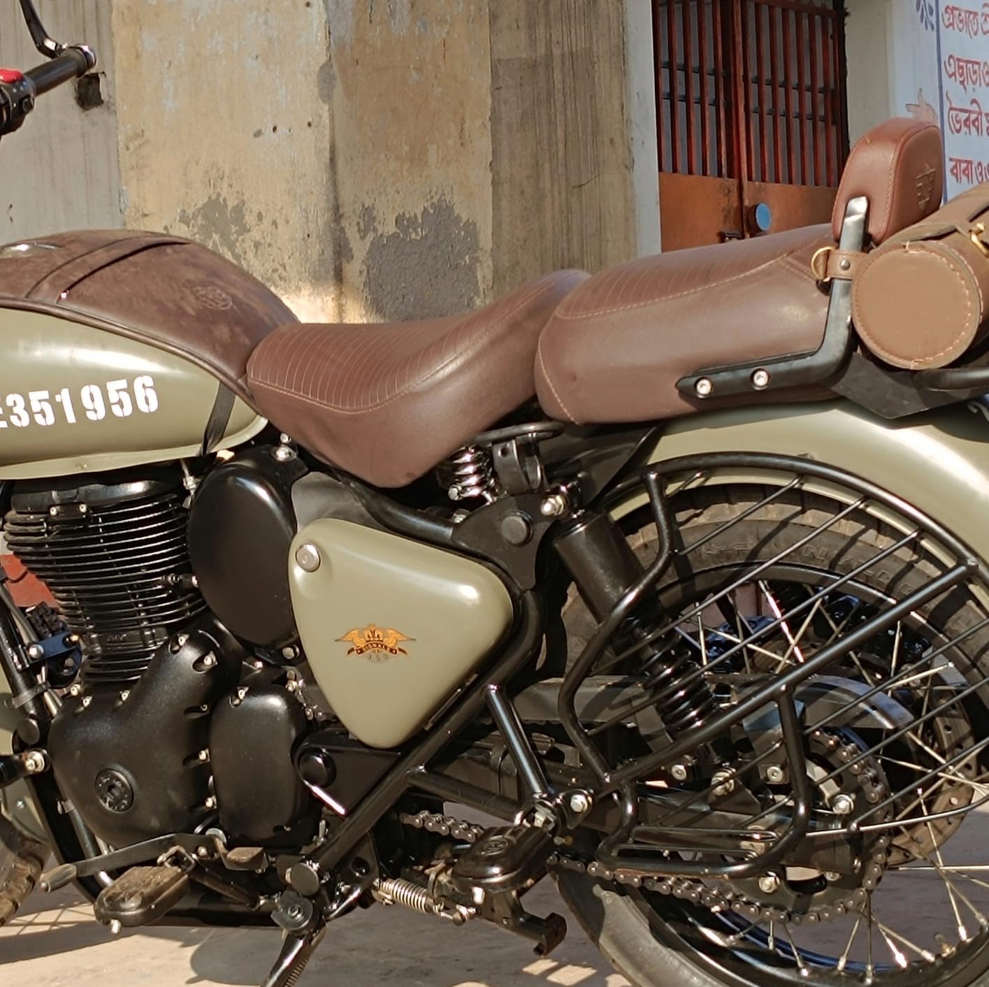 AEspares Silver Rider Sitzfedern - Für Royal Enfield Classic 350 Reborn