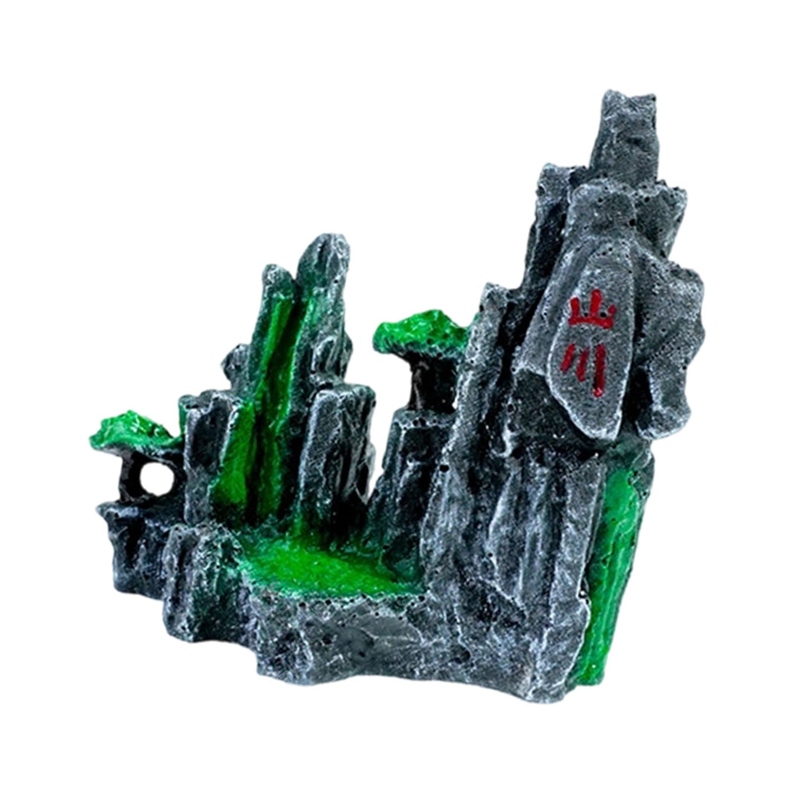Osniyaw C Resins, Aquariums, Accessories, Miniature Rock Mountain Sculpture For Aquariums, Landscaping, Model Decoration, Ornament, Aquarium Rock Mountain Decorations