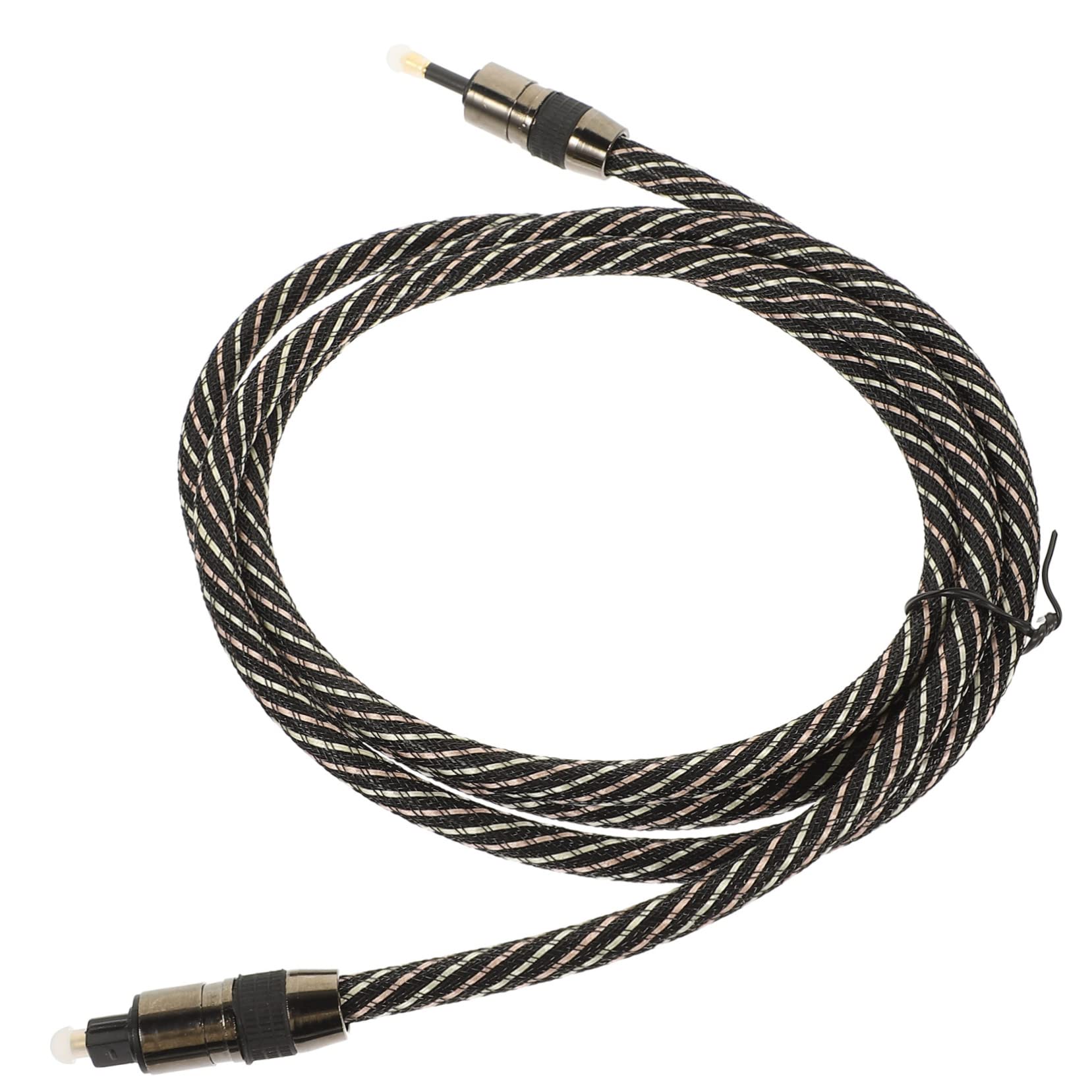 HOMSFOU 3pezzi Cavo Ottico Audio Fibra Connettore Maschio Maschio Compatibile Con Amplificatori e Home Theater Trasmissione Digitale Affidabile Design Flessibile e Resistente