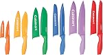 Cuisinart 14-Piece Couteau en acier inoxydable enduit de céramique non incrusté avec garde-lames correspondantes (CA-14AMC), Exclusivité Amazon