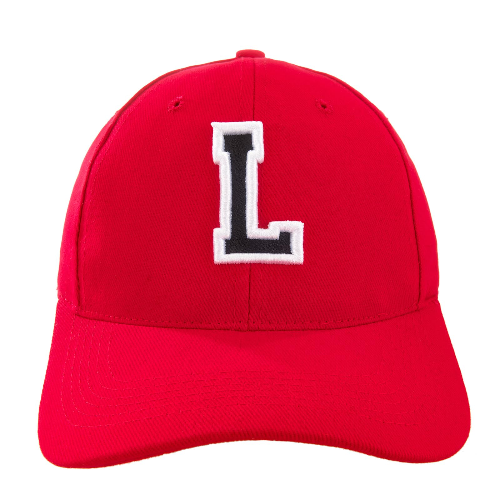 4Sold Boys L Kids Casua Cotton Basebal Cap Alphabet A-Z Red Caps Black Etter Snap Back Hat Hats Snapback