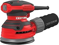 CRAFTSMAN 5-Inch Random Orbital Sander, 3 Amp 12,000 OPM Corded Power Tool CMEW231 - Low Vibration for Smooth Finishing