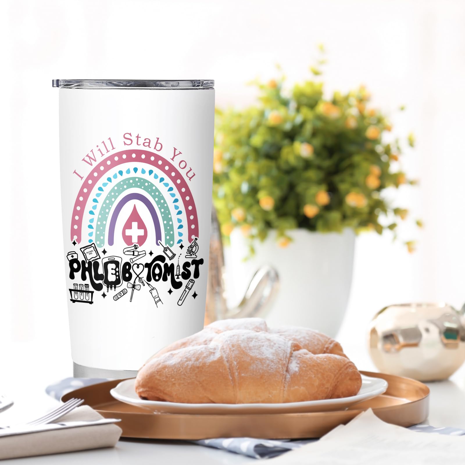 Phlebotomy Gifts for Women,Phlebotomist Graduation Birthday Christmas Gifts,Phlebotomy Week Gift,Travel Coffee Tumbler Mug 20oz