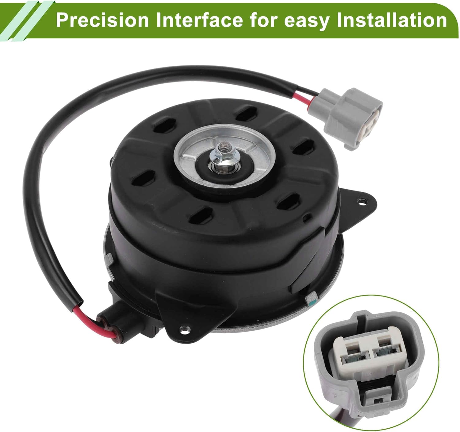 Radiator Fan Motor for Toyota Sienna 2011-2016 Quiet Engine Cooling Fan Motor No.163630P250 1 Pc