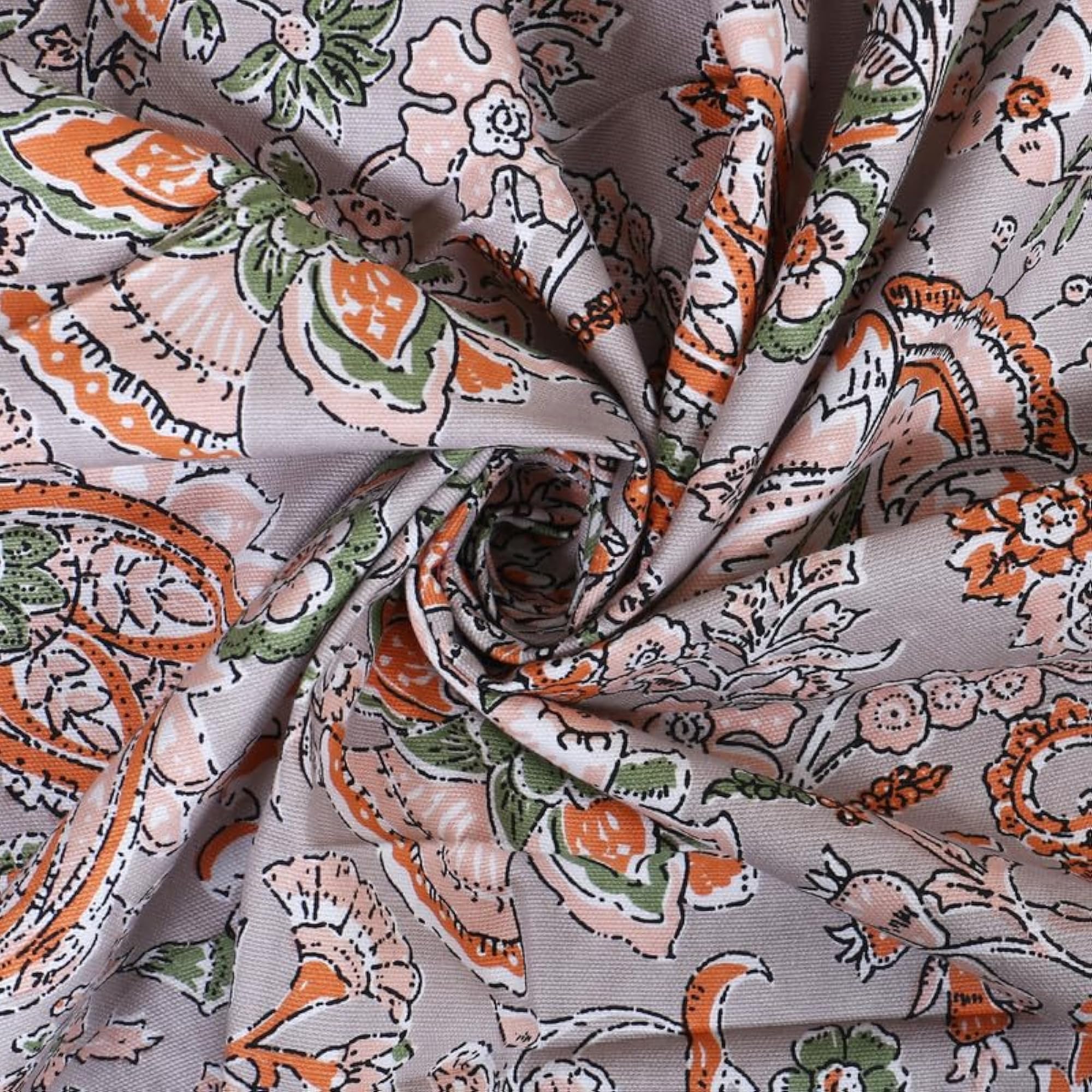 Printed 4 Seater Square Dining Table Cloth Cover, Pack of 2