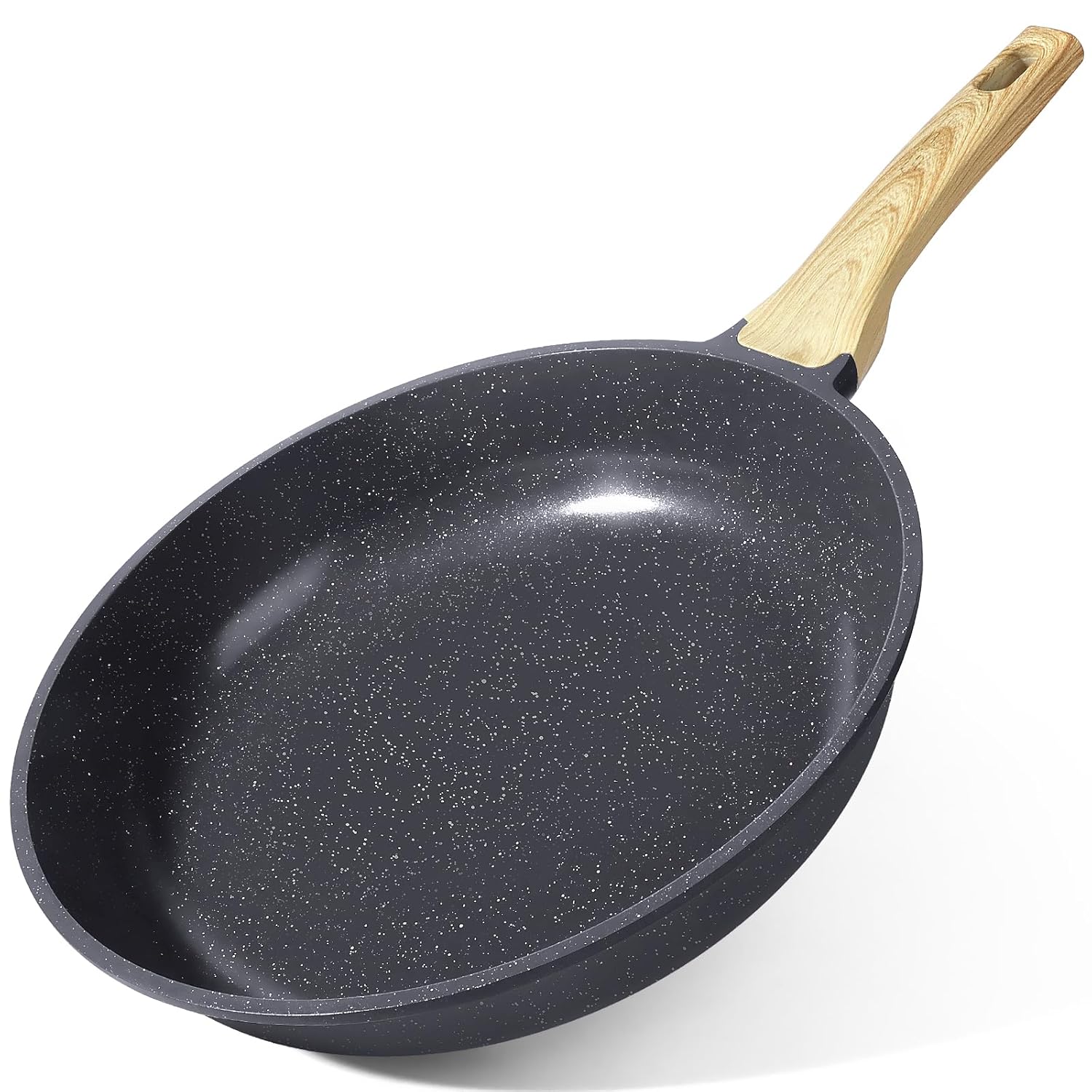 GiPP Ceramic Nonstick Frying Pan - 10 Inch Healthy Non-Toxic Non Stick Skillet Omelette Pans Induction Compatible Chef