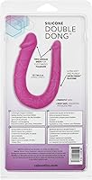 Vista 5 de CalExotics Silicona doble Dong AC/DC Dong - Rosa