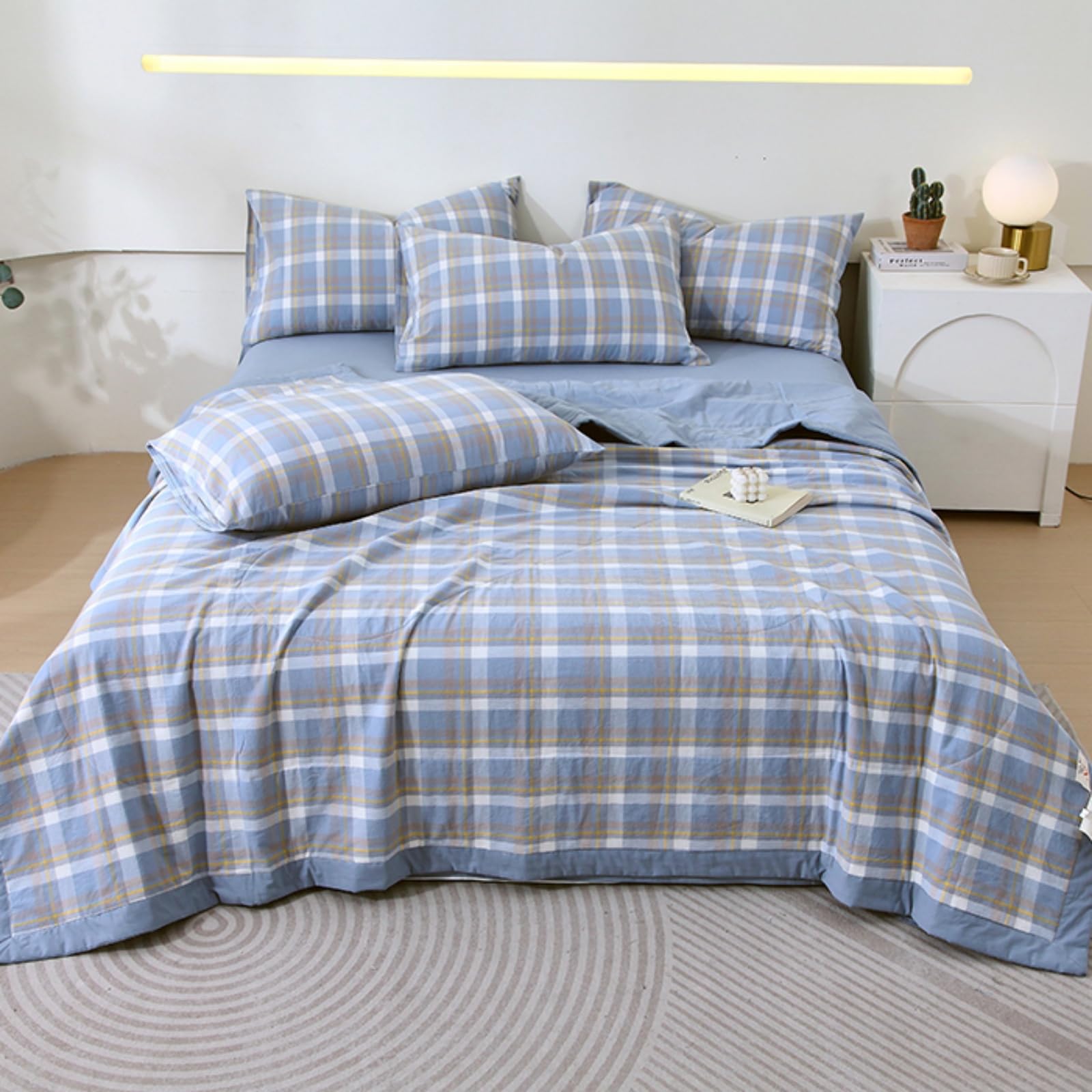 Odot Edredón Sin Funda 2.5 TOG Single A King (Estilo de Cuadros 9,180x200cm)