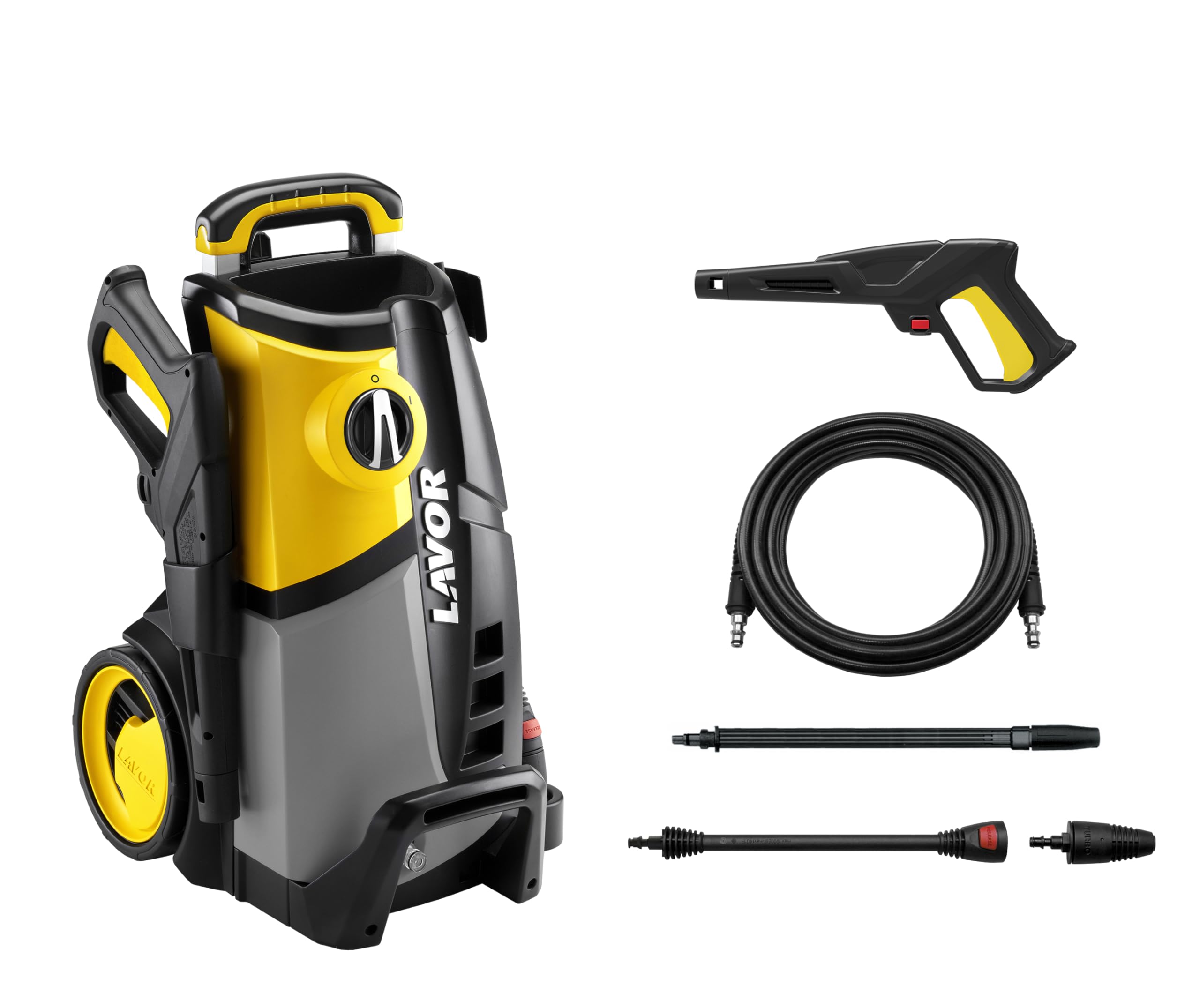 LAVOR Idropulitrice LVR5 140 Con Motore ad Induzione, 140 bar max, 390 l/h max, 2000 Watt