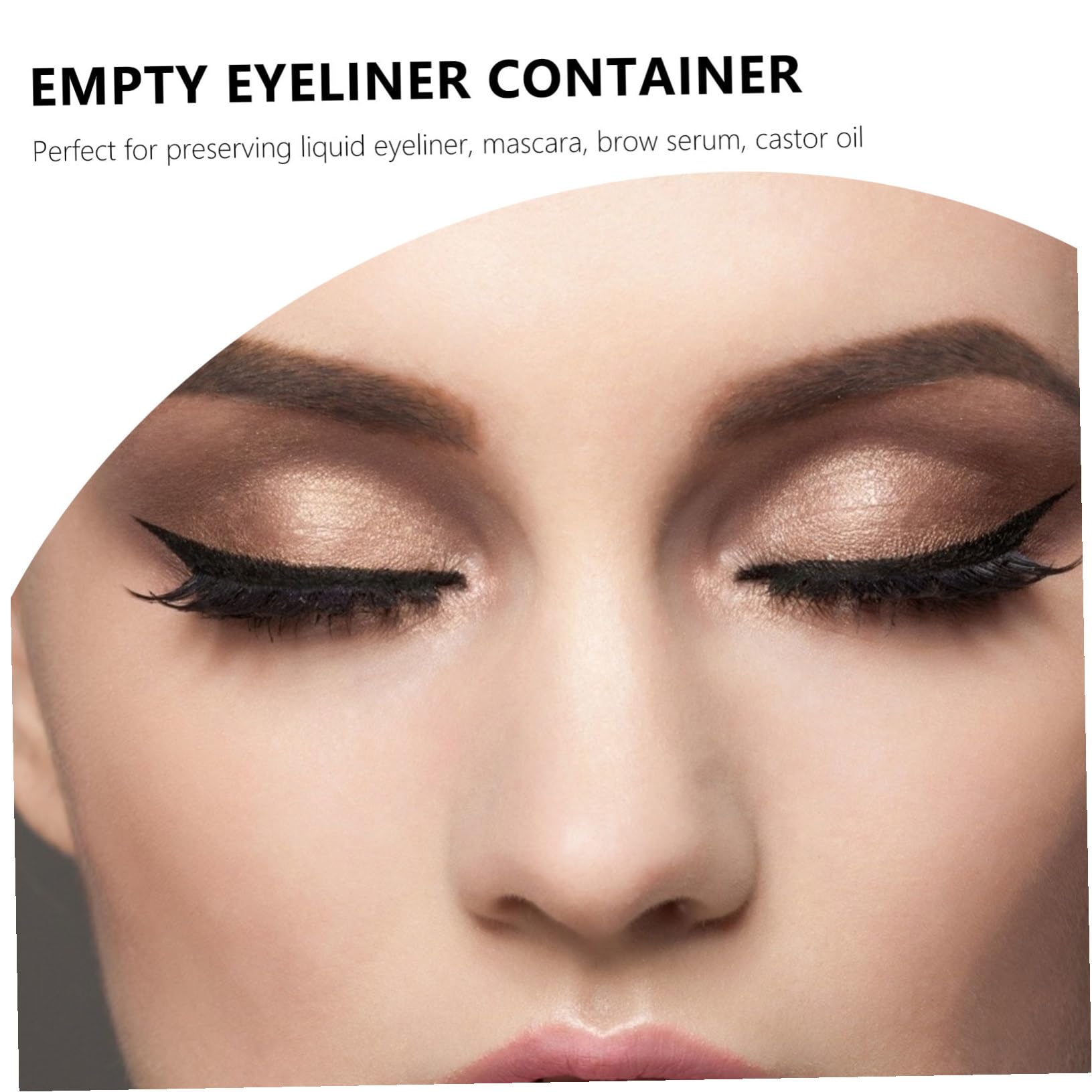 Nachfüllbarer Eyeliner Stift 1ml Kunststoff Gold 5 Stück für Kosmetik