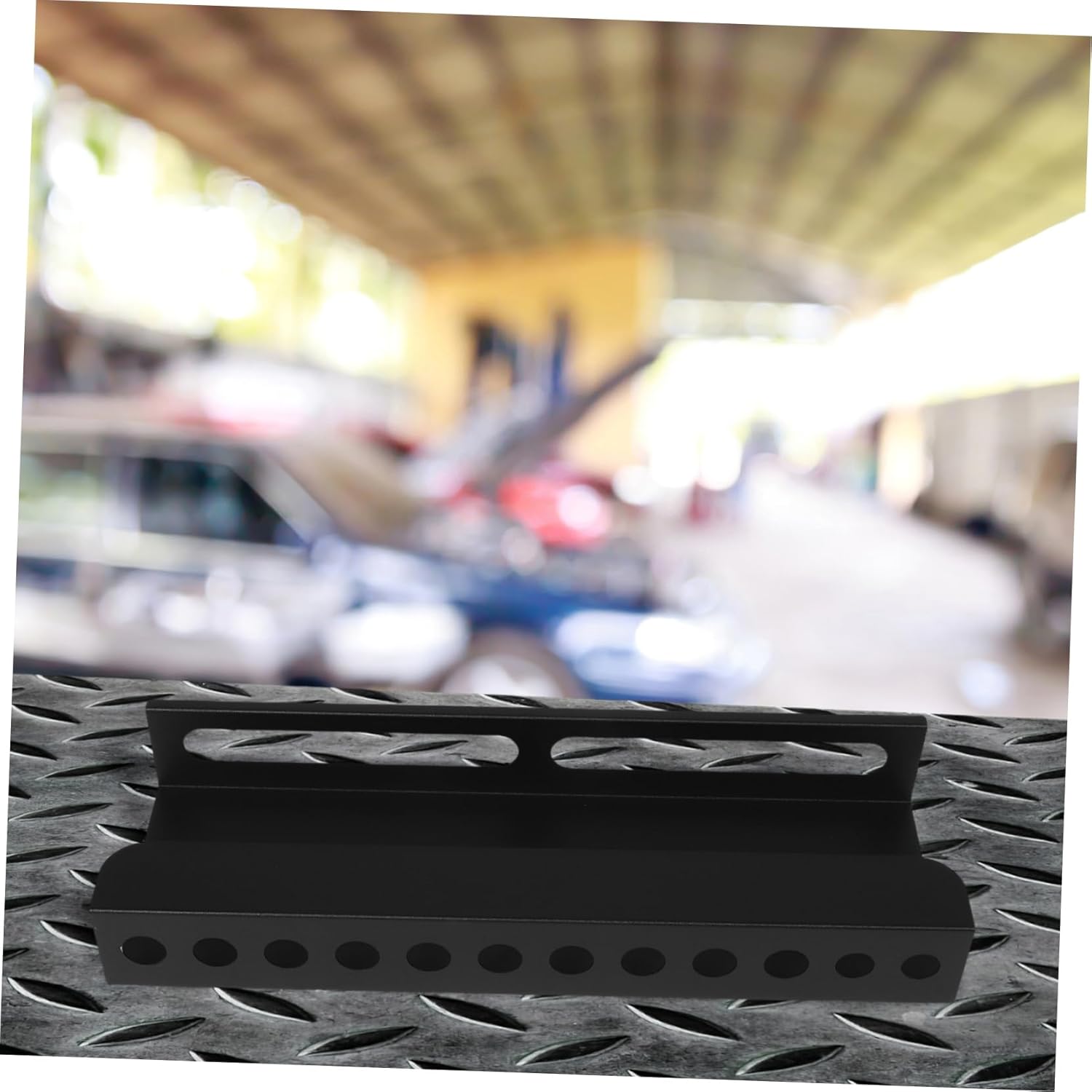 Wall Mount Spray Bottle Holder and Brush Organizer Rack for Car Detailing Storage for Polishing Compounds and Cleaning Tools Convenient Dual Function Design