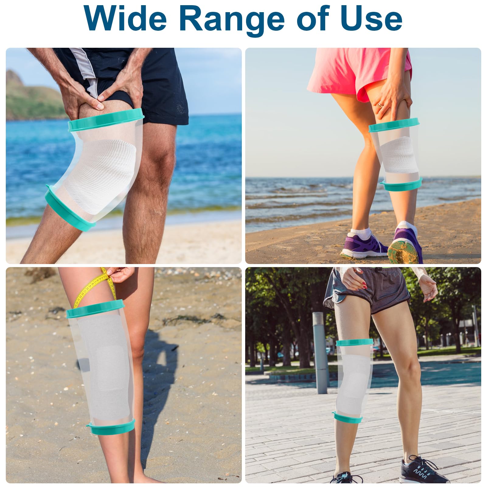 Protezione Doccia Gamba Impermeabile,Waterproof Leg,Copri Gambe Per Doccia Protezione Gesso,Riutilizzabile E Impermeabile Bambino Per Operazioni Gambe,Medicazione Ferita