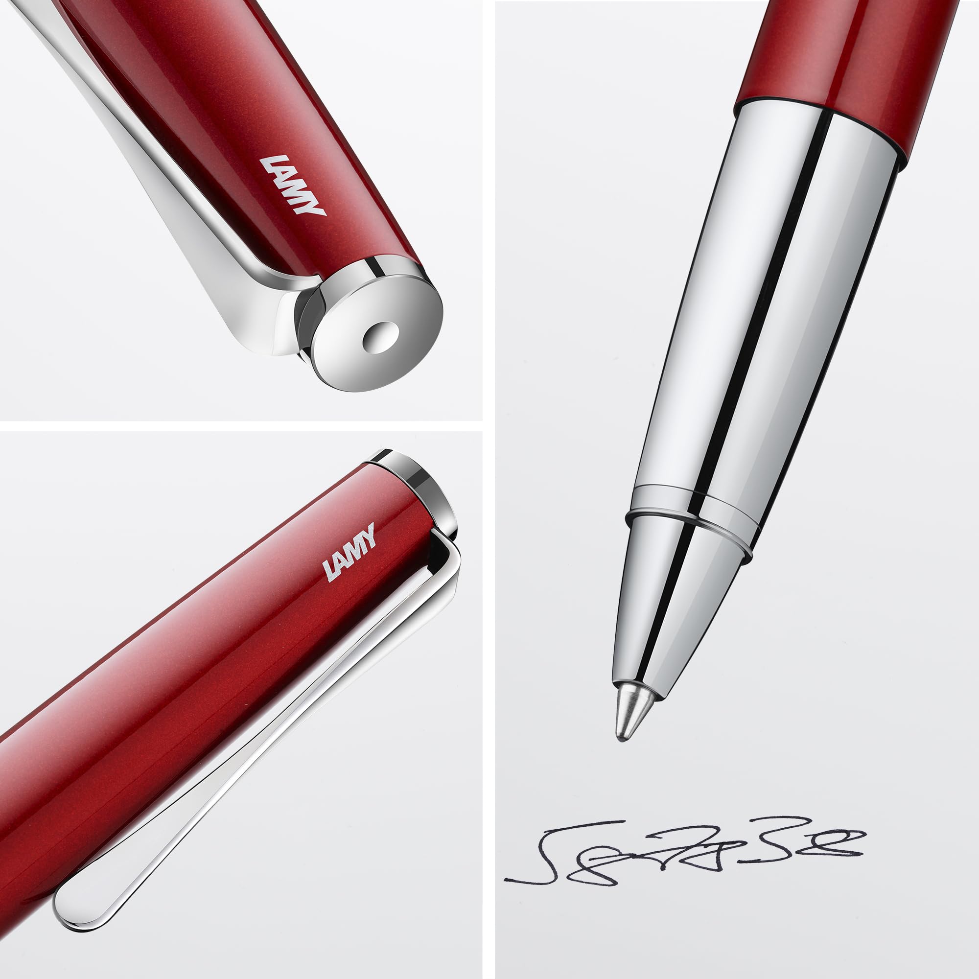 Lamy studio pianored, rollerball pen in elegant metal barrel - Image 2