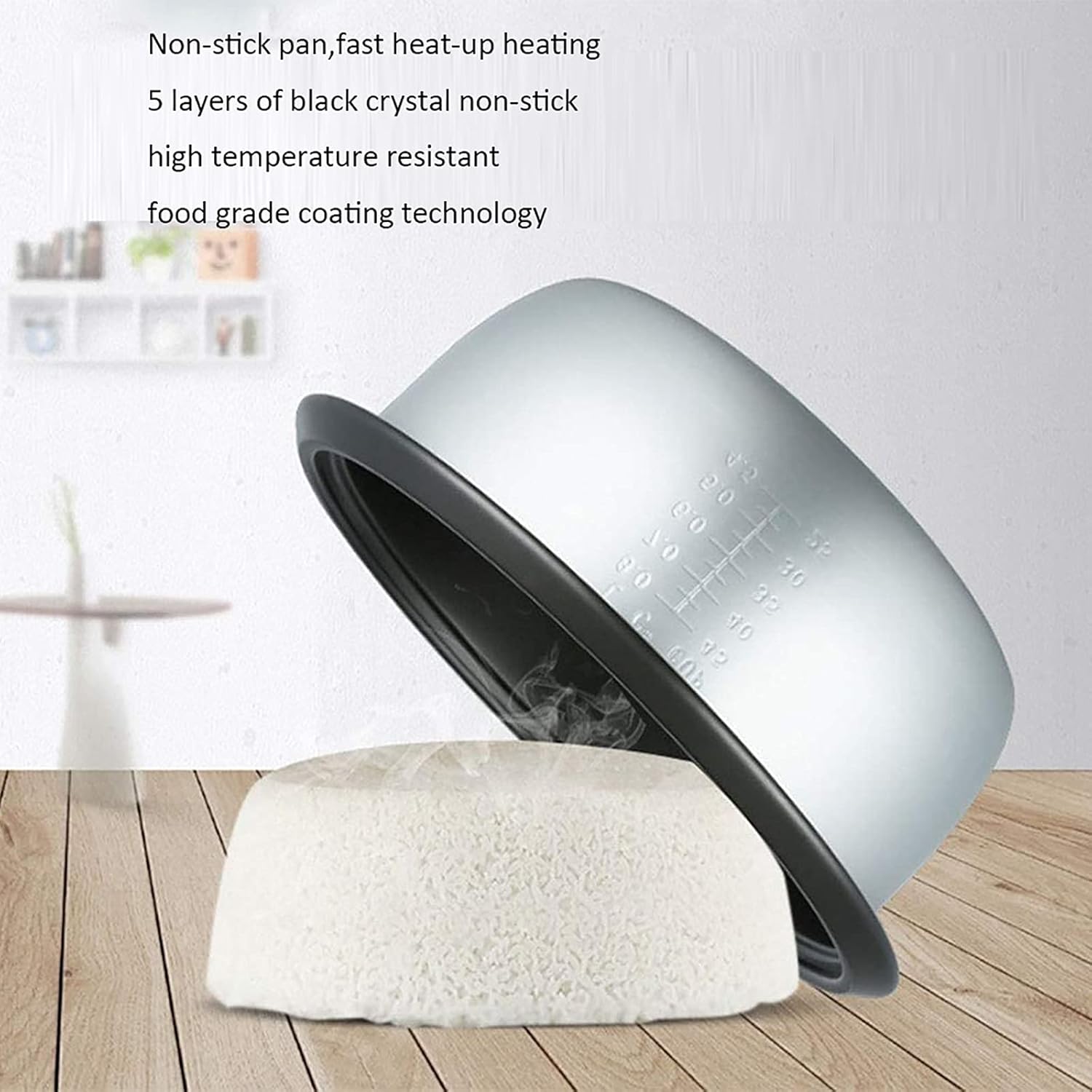 Commercial Rice Cooker - Steame (8L~45L) Large Capacity Rice Cooker，for Restaurants, Canteens, Schools, 220-240V US/EU Power(45L)