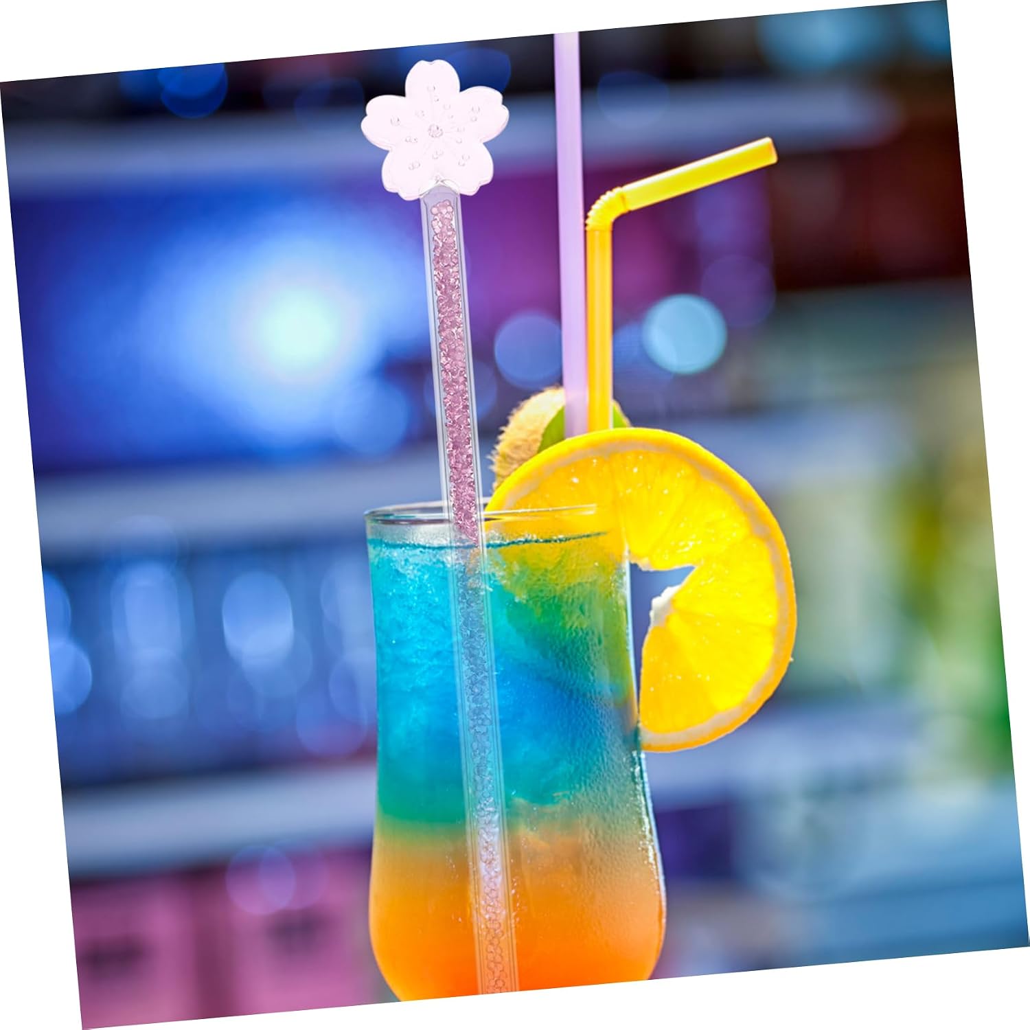 Flower Glass Stirrer Rod for Mixing Drinks, Bar and Hotel Use