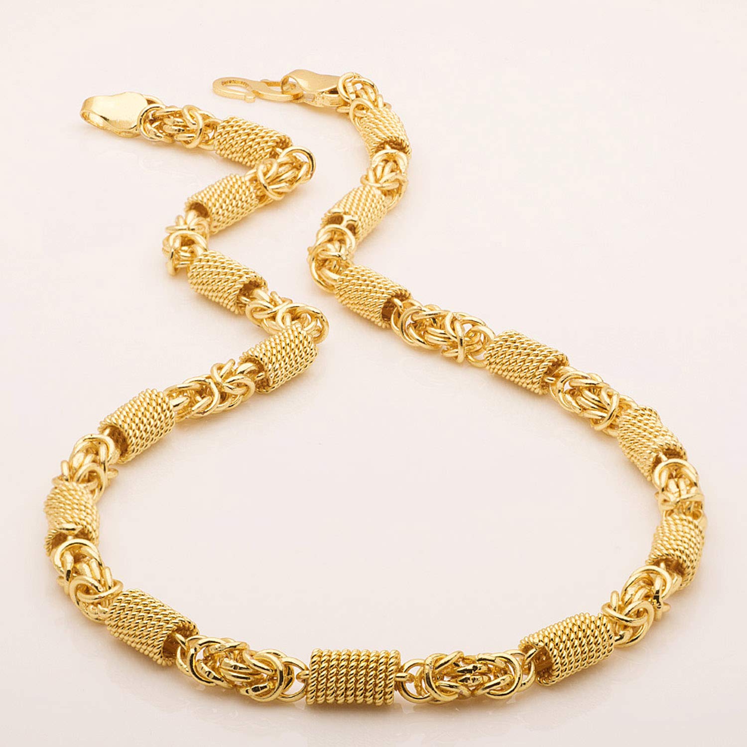 Women's Stylish Plated Link Chain Necklace, Everyday Wear