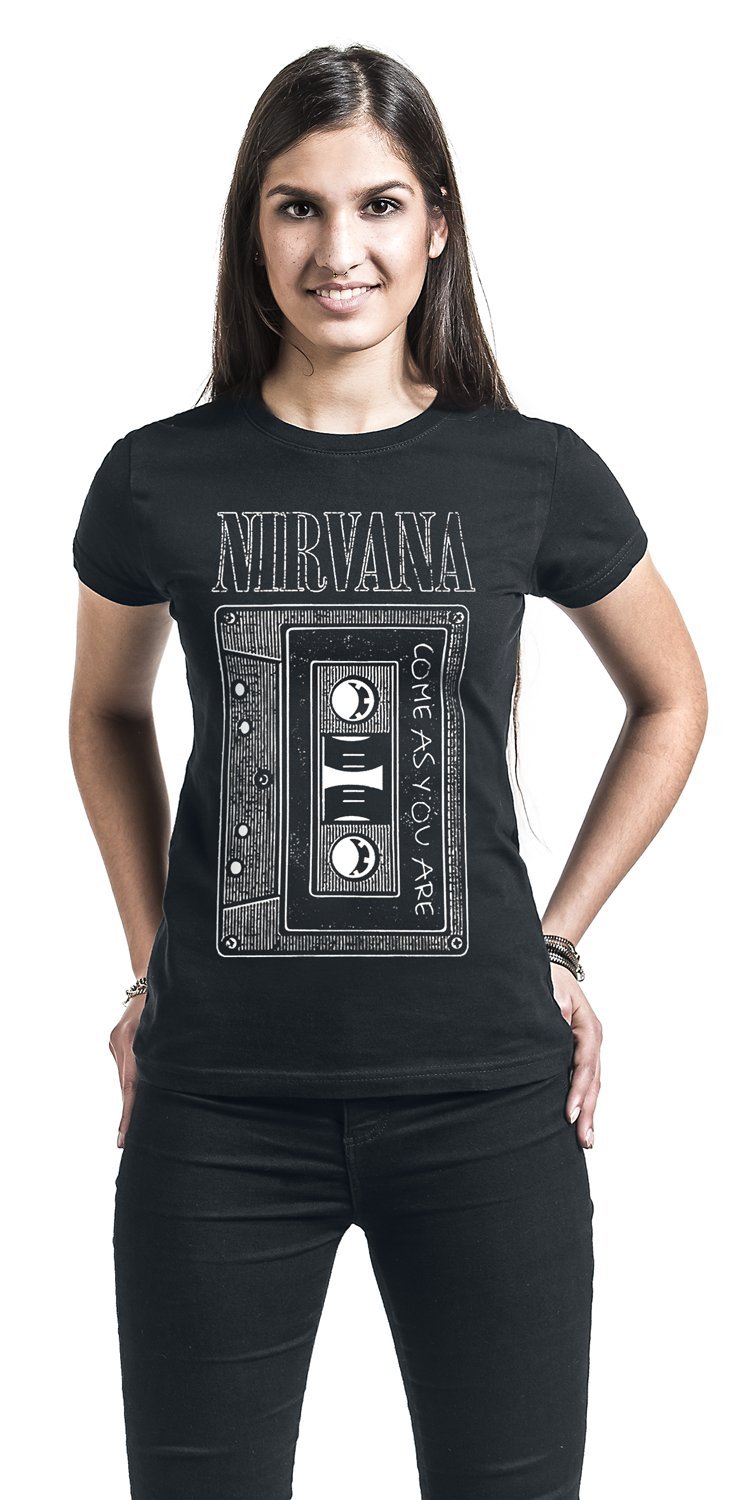 Nirvana As You Are Tape Frauen T-Shirt schwarz Band-Merch, Bands