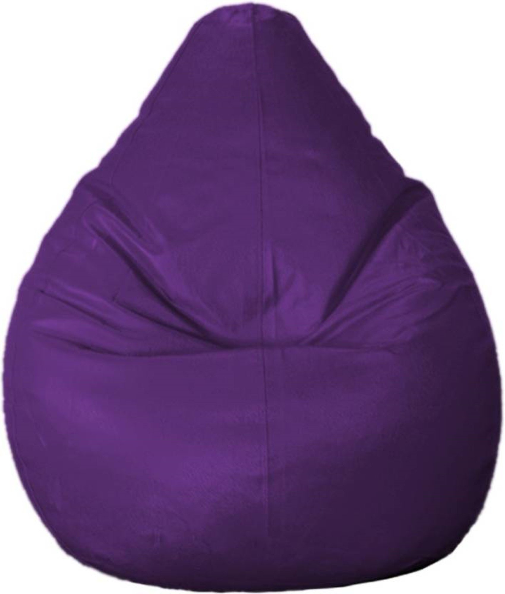 CADDYFULL XXL Leather Bean Bag Without Beans | Leatherette Bean Bag Cover for Indoor Living Room Gamer (Purple)-image-13